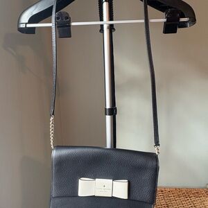Kate Spade Black and Cream Crossbody Bag